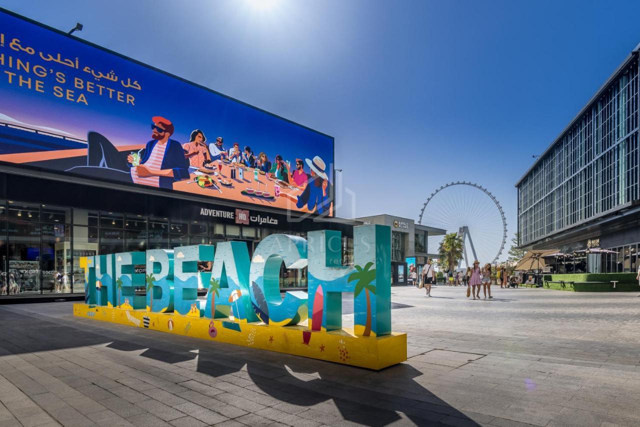 Spacious Sea View Studio At The Beach Jbr Dubai Exterior foto